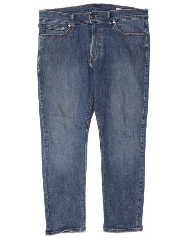 Marks & Spencer Mens Slim Jeans W34 L27 Blue Cotton
