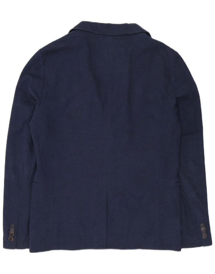 Tommy Hilfiger Mens 2 Button Blazer Jacket UK 40 Large Navy Blue Cotton