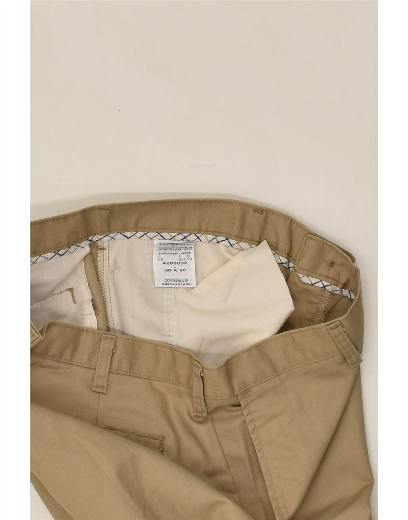 LEE Mens Total Freedom Relaxed Fit Straight Casual Trousers W36 L30 Beige | Vintage Lee | Thrift | Second-Hand Lee | Used Clothing | Messina Hembry 