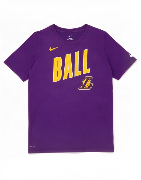 Nike Womens Los Angeles Lakers Graphic T-Shirt Top UK 14 Large Purple