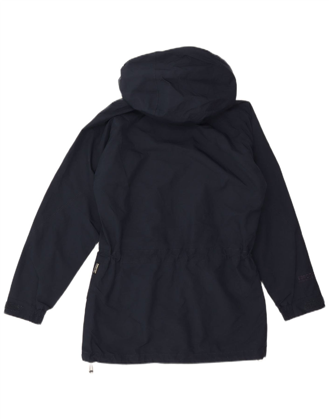 Berghaus Womens Hooded Rain Jacket UK 8 Small Navy Blue Polyester