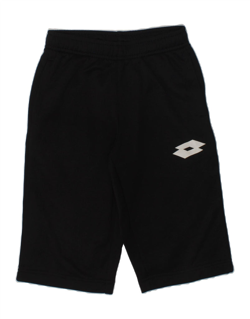 LOTTO Boys Sport Shorts 7-8 Years XS  Black | Vintage Lotto | Thrift | Second-Hand Lotto | Used Clothing | Messina Hembry 