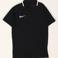 Nike Mens Dri Fit Polo Shirt Small Black Colourblock Polyester