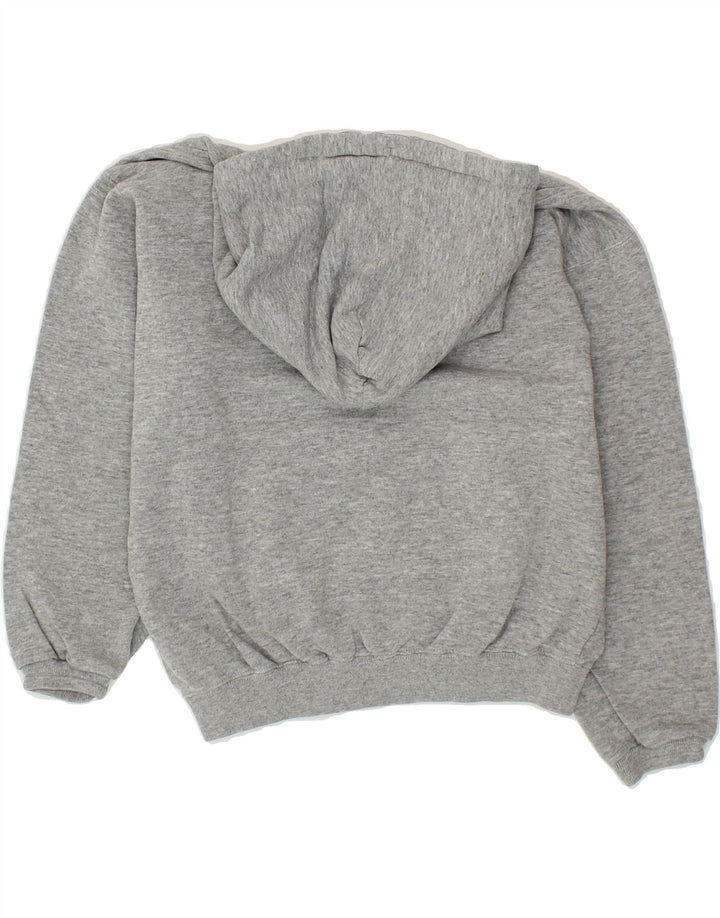 CHAMPION Girls Graphic Hoodie Jumper 9-10 Years Grey Cotton Vintage Champion and Second-Hand Champion from Messina Hembry 