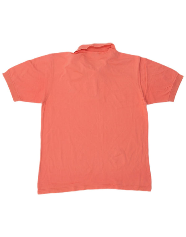 DIADORA Mens Polo Shirt Large Pink Cotton