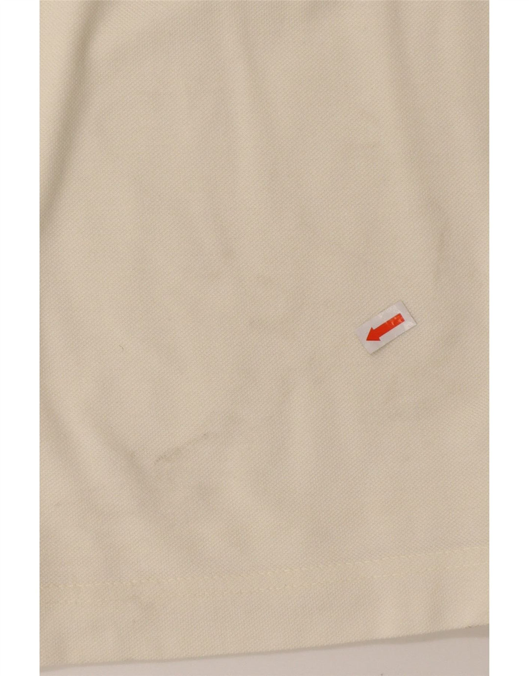 DIADORA Mens Polo Shirt Medium Off White Cotton