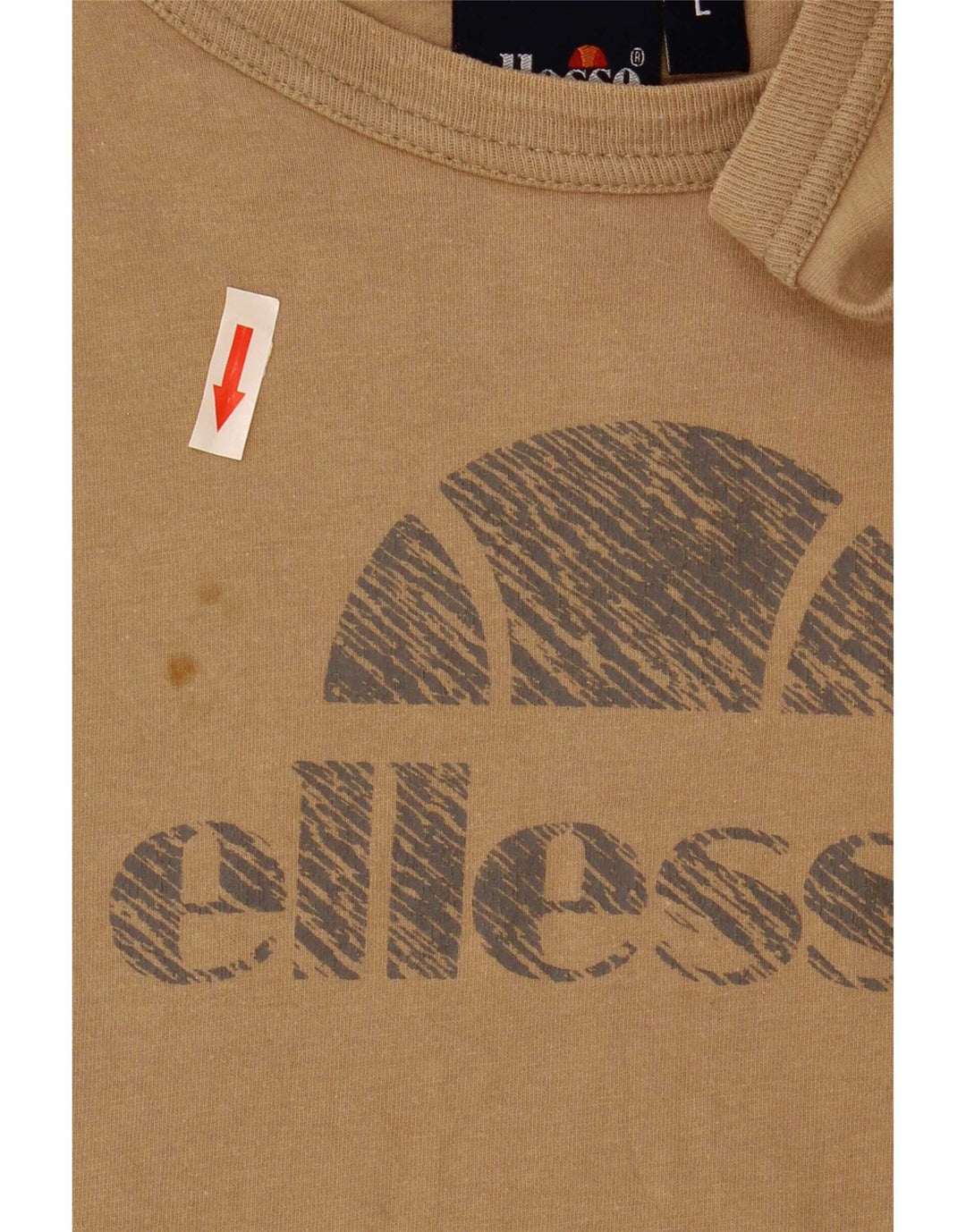 Ellesse Womens Graphic Top Long Sleeve UK 16 Large Brown
