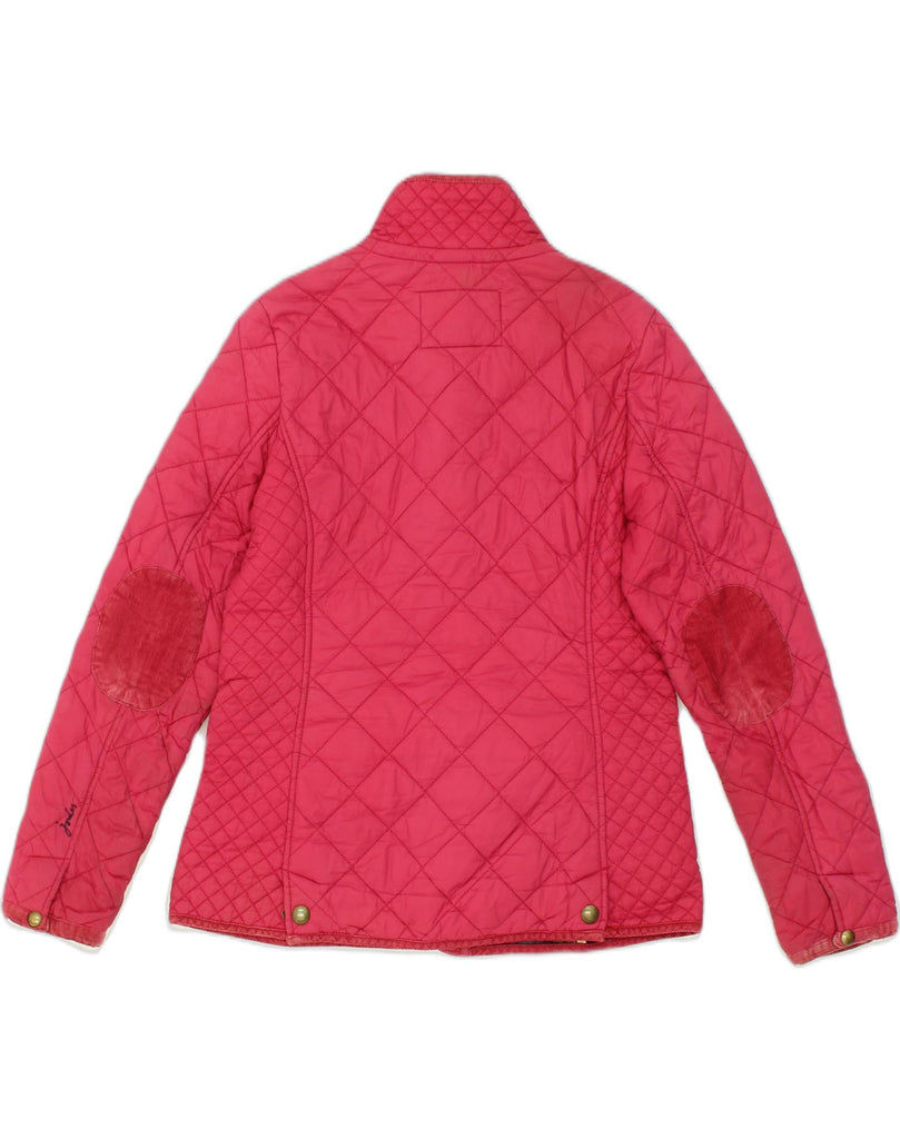 JOULES Womens Quilted Jacket UK 12 Medium  Pink Polyester | Vintage Joules | Thrift | Second-Hand Joules | Used Clothing | Messina Hembry 