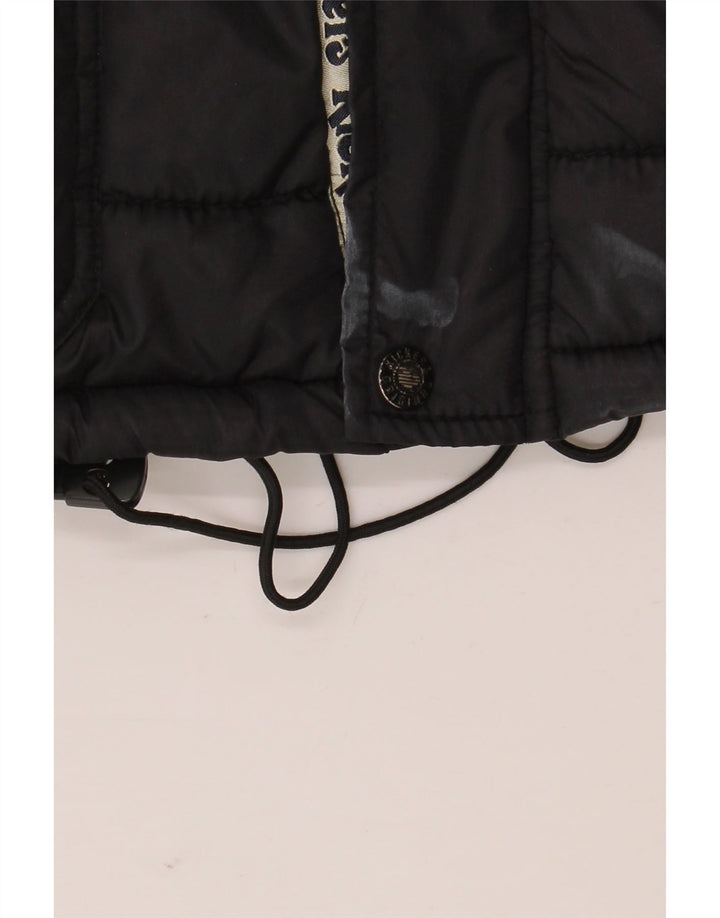 Kickers Mens Padded Jacket UK 38 Medium Black Nylon