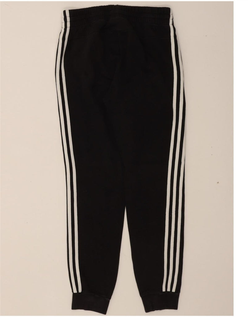 ADIDAS Womens Tracksuit Trousers Joggers UK 12/14 Medium Black Cotton Vintage Adidas and Second-Hand Adidas from Messina Hembry 