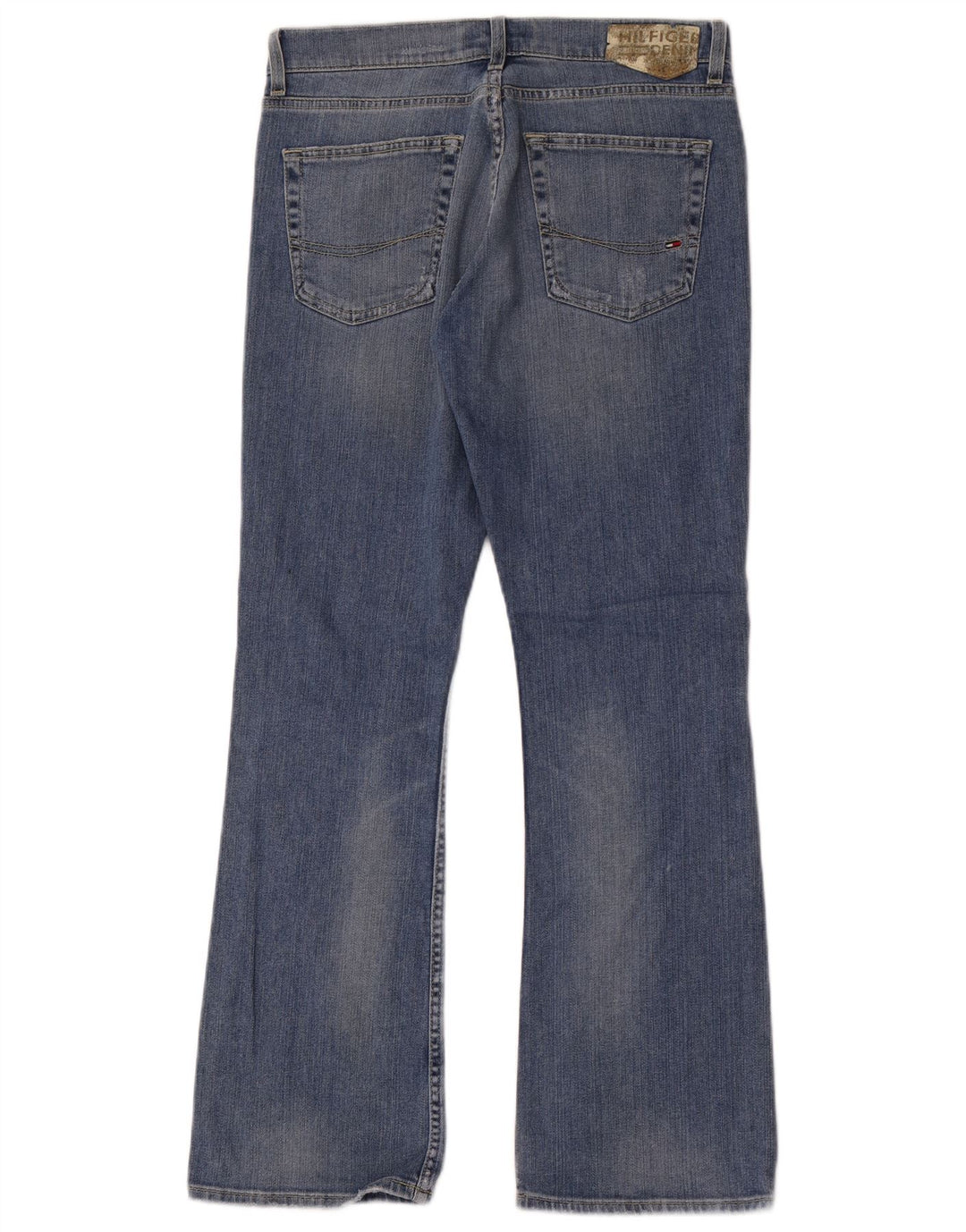 Tommy Hilfiger Womens Flared Jeans W31 L30 Blue Cotton