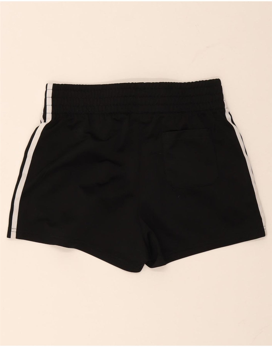 ADIDAS Womens Sport Shorts UK 12 Medium Black Polyester