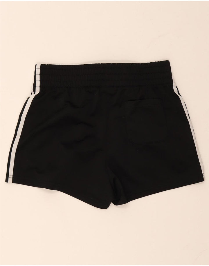 ADIDAS Womens Sport Shorts UK 12 Medium Black Polyester