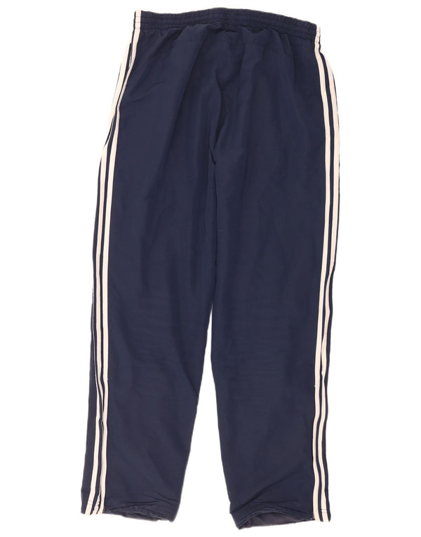 Adidas Mens Tracksuit Trousers Large Navy Blue Polyester