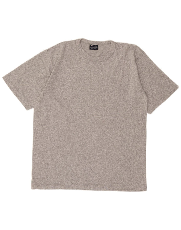Champion Mens T-Shirt Top Large Grey