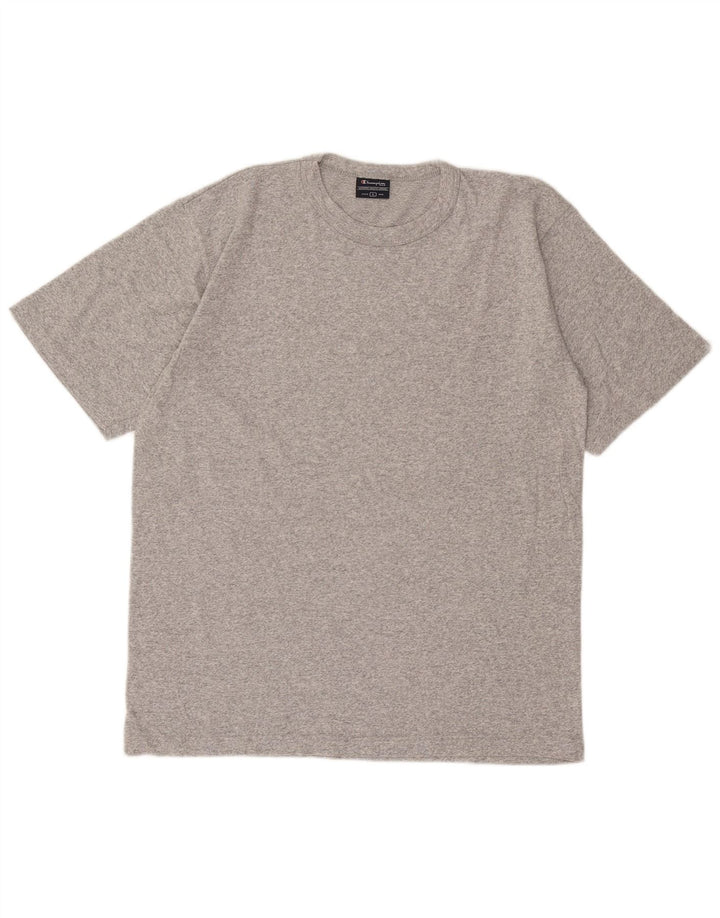 Champion Mens T-Shirt Top Large Grey
