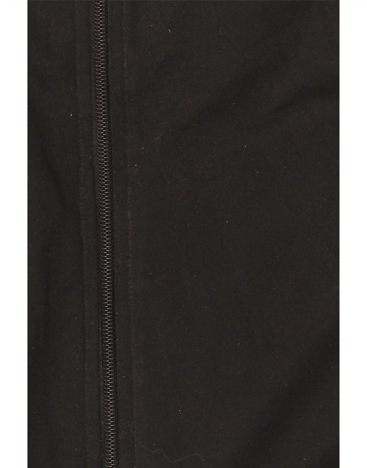 Adidas Mens Tracksuit Top Jacket Large Black Polyester