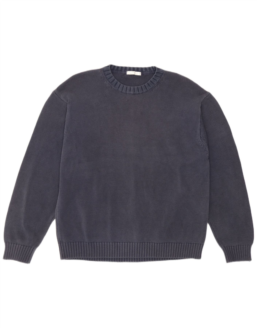 Marks & Spencer Mens St. Michael Crew Neck Jumper Sweater XL Blue Classic
