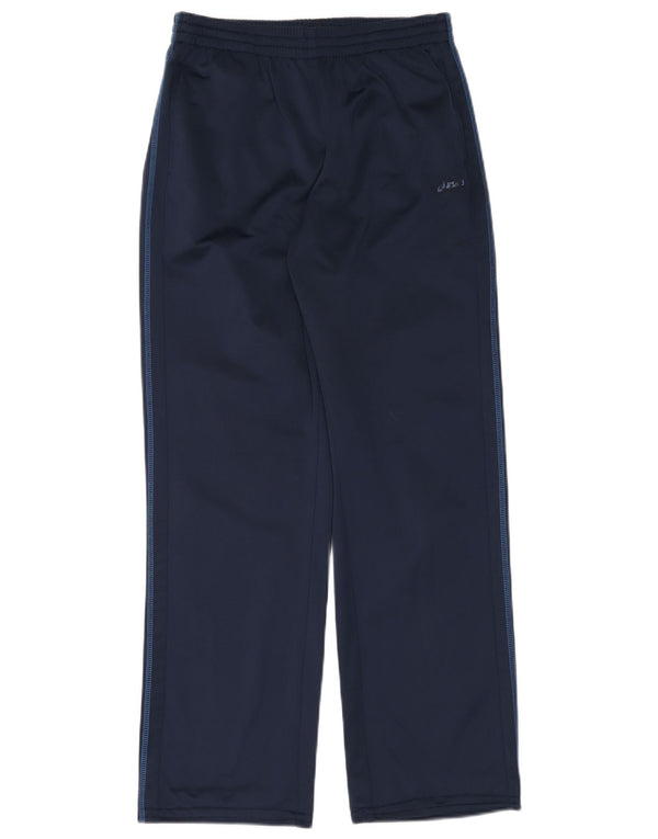 ASICS Mens Tracksuit Trousers Large Navy Blue Polyester