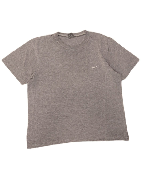 Nike Mens T-Shirt Top UK 45/47 XL Grey Flecked