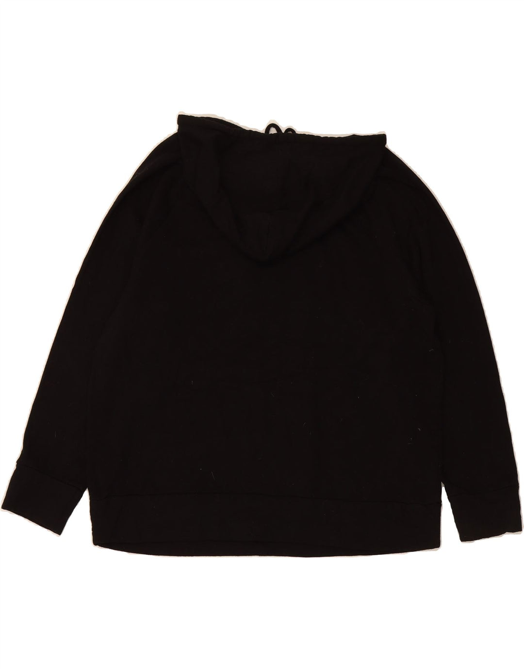 EDDIE BAUER Womens Oversized Hoodie Jumper UK 18 XL Black Polyester Vintage Eddie Bauer and Second-Hand Eddie Bauer from Messina Hembry 