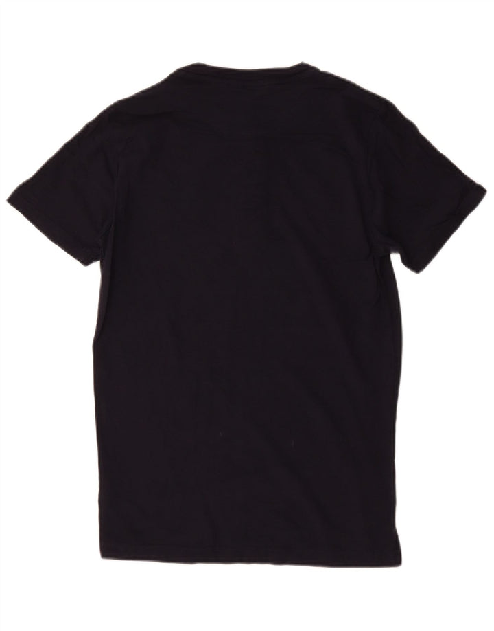 Pierre Cardin Mens T-Shirt Top Small Navy Blue Cotton