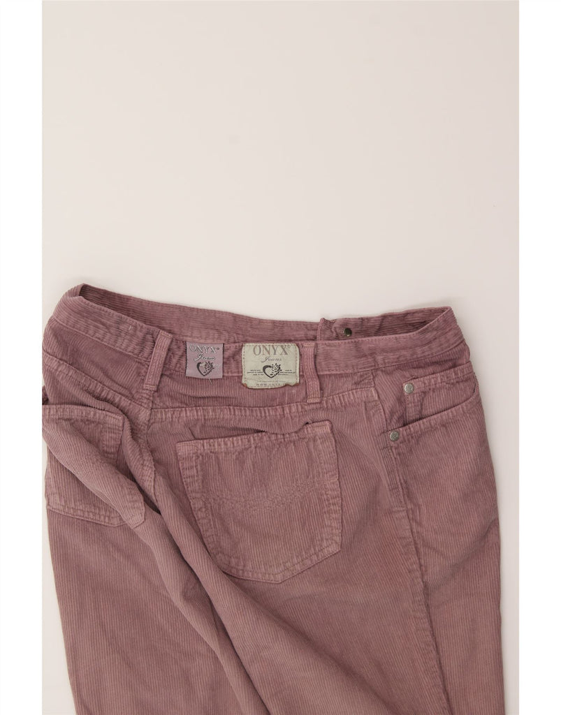 ONYX Womens Bootcut Corduroy Trousers W31 L30 Purple Vintage Onyx and Second-Hand Onyx from Messina Hembry 