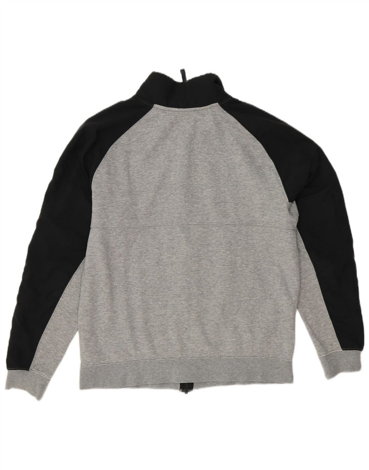 Nike Mens Tracksuit Top Jacket Small Grey Colourblock Cotton