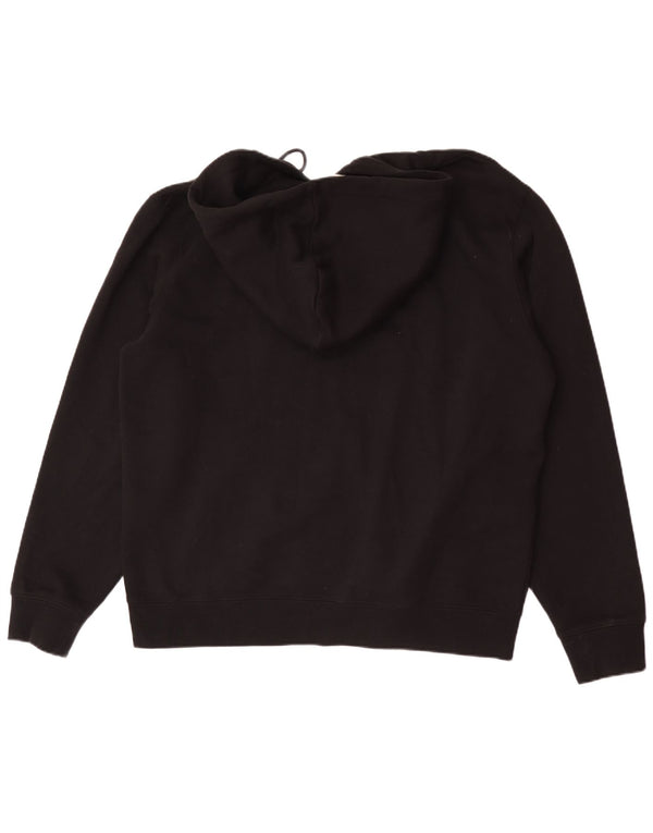 Replay Mens Zip Hoodie Sweater 2XL Black Cotton