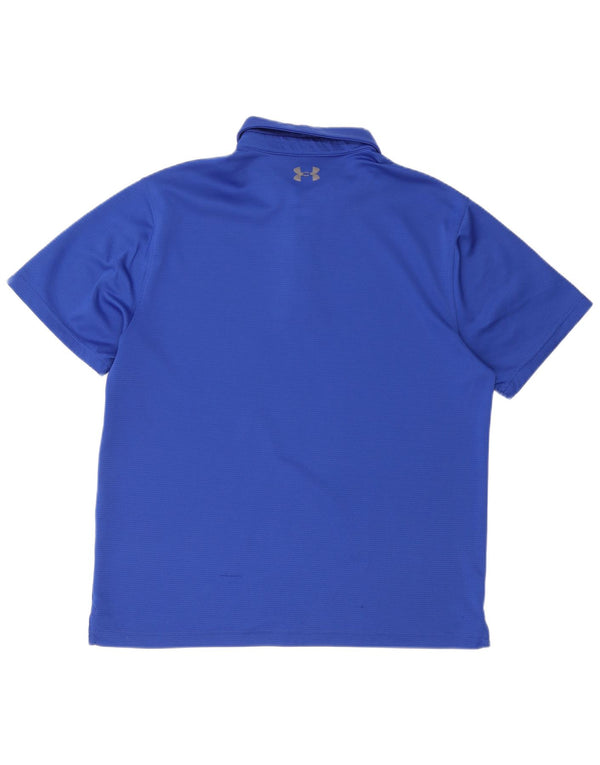 Under Armour Mens Polo Shirt XL Blue