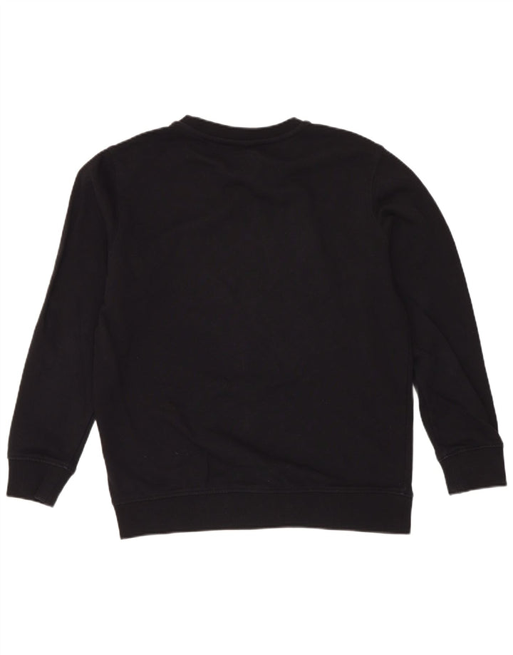 Vans Boys Graphic Sweatshirt Jumper 8-9 Years Small Black Cotton