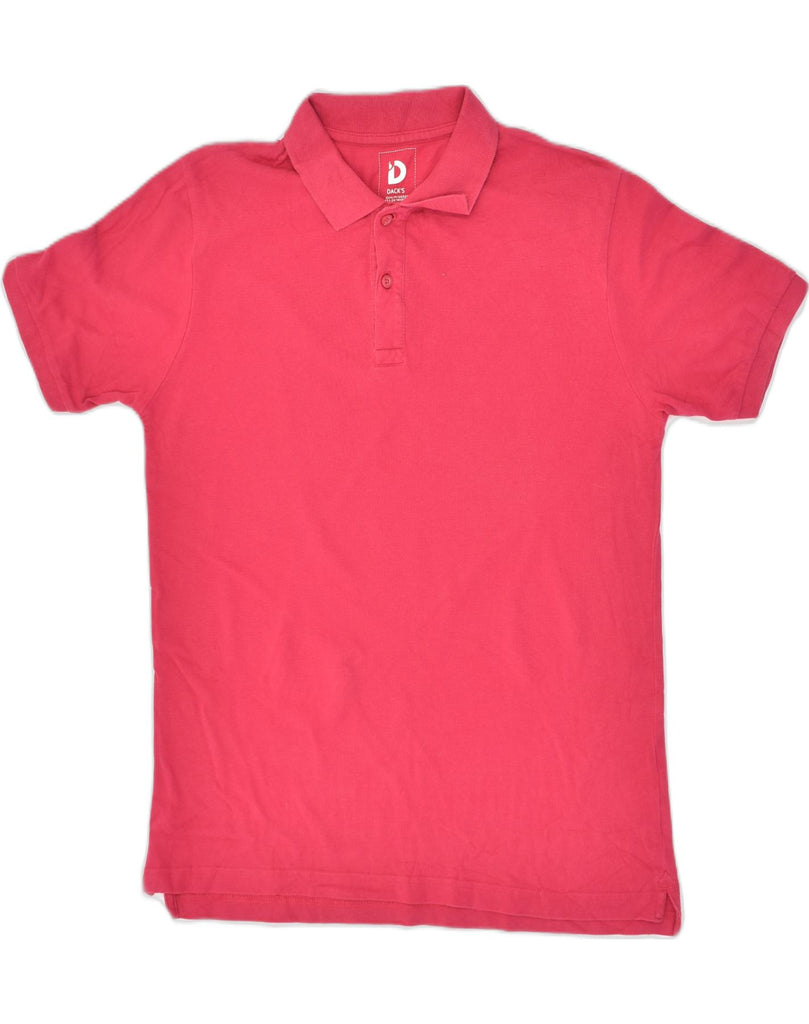 DACK'S Mens Polo Shirt Medium Pink Cotton | Vintage Dack's | Thrift | Second-Hand Dack's | Used Clothing | Messina Hembry 