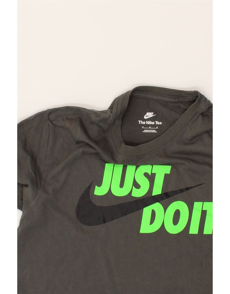NIKE Mens Graphic T-Shirt Top Medium Grey Cotton Vintage Nike and Second-Hand Nike from Messina Hembry 