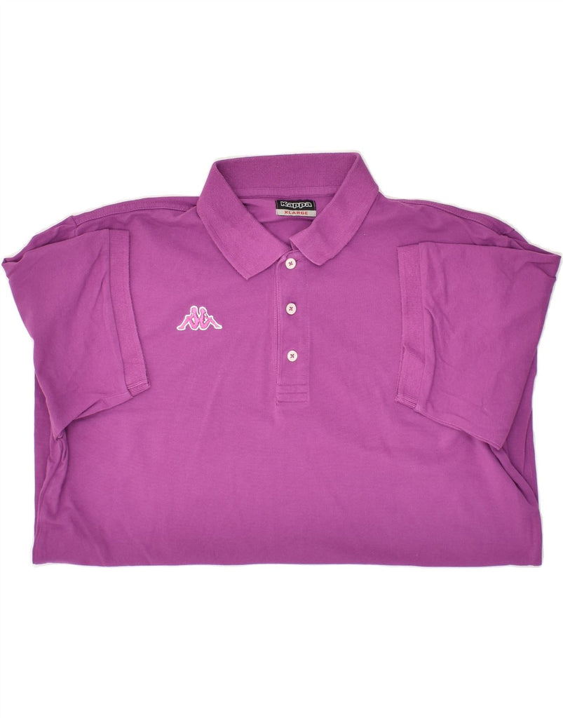 KAPPA Mens Polo Shirt XL Purple Cotton | Vintage Kappa | Thrift | Second-Hand Kappa | Used Clothing | Messina Hembry 