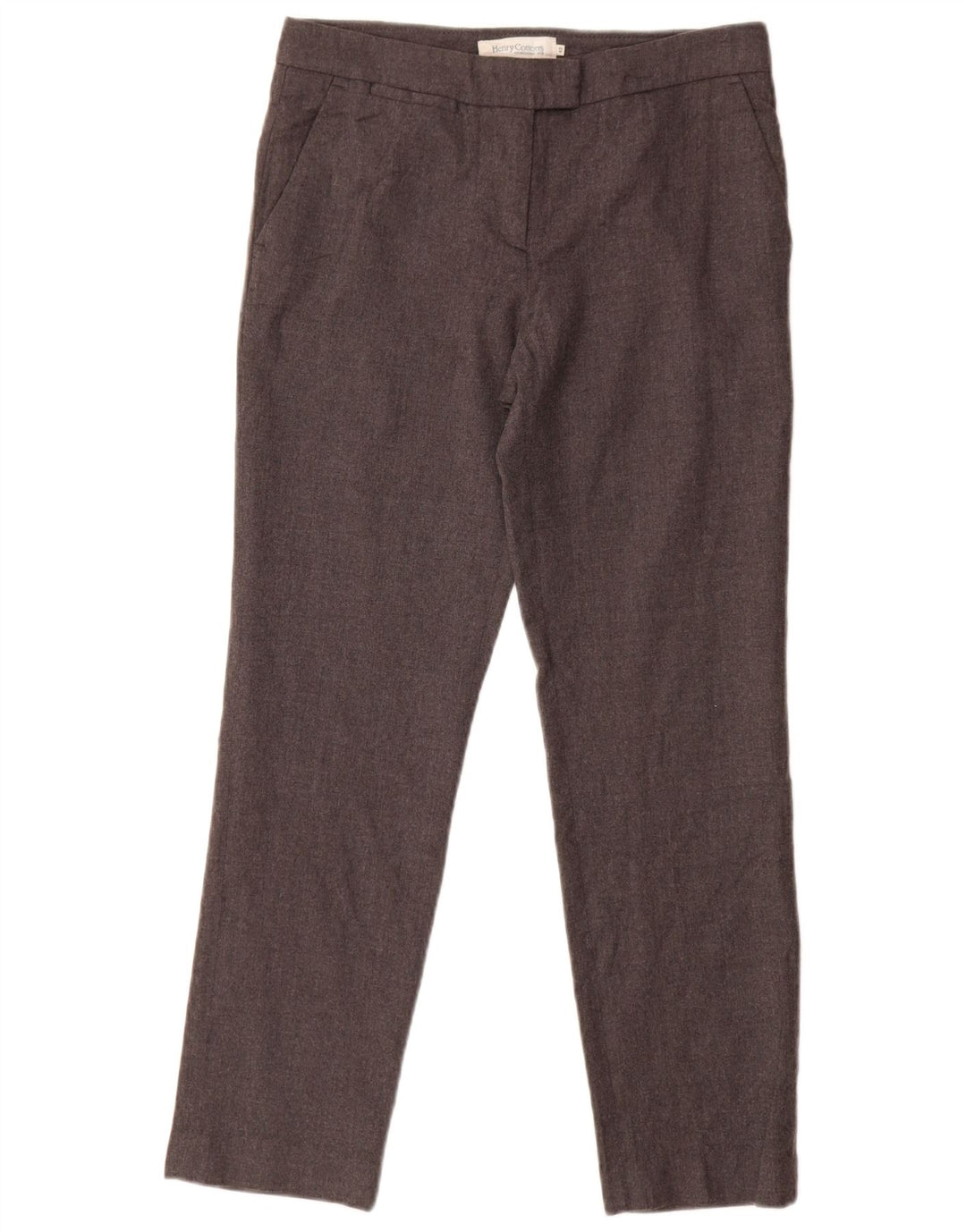 Henry Cottons Womens Slim Suit Trousers IT 42 Medium W30 L26 Grey Wool