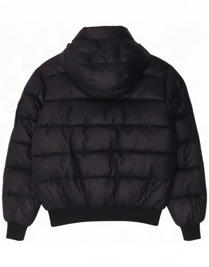 North Sails Mens Hooded Padded Jacket UK 40 Large Navy Blue Polyamide