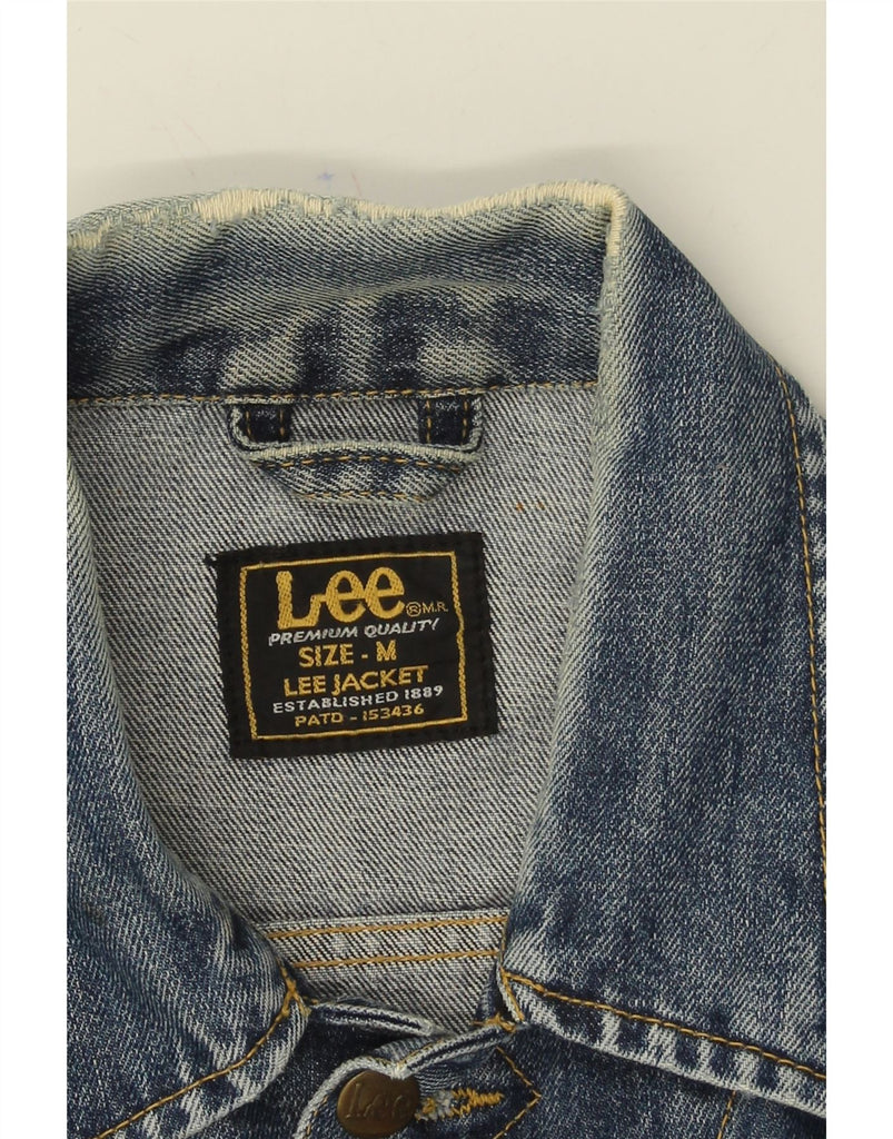 LEE Mens Denim Jacket UK 38 Medium Blue Cotton Vintage Lee and Second-Hand Lee from Messina Hembry 