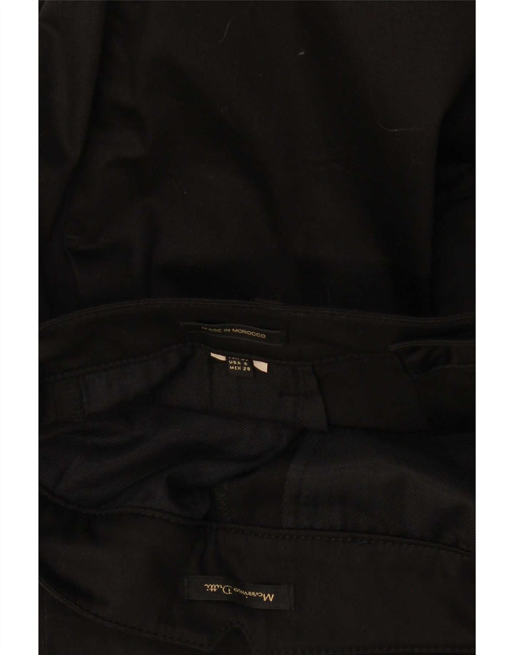 Massimo Dutti Womens Slim Chino Trousers EU 38 Small W28 L29 Black