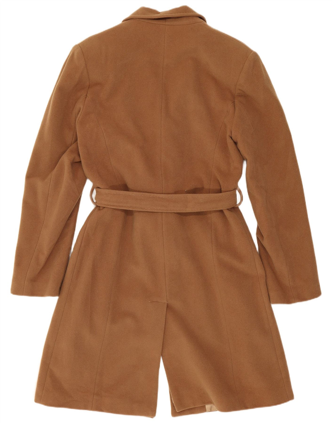 Vintage Womens Overcoat IT 48 XL Brown Wool