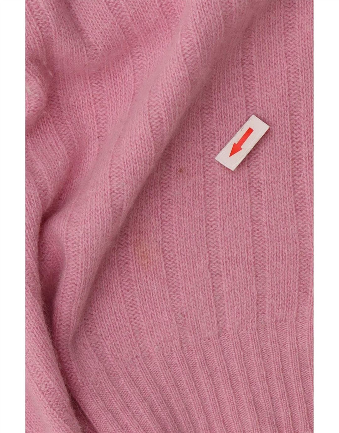 Vintage Womens Roll Neck Jumper Sweater UK 14 Medium Pink