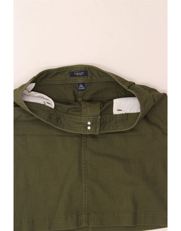 CHAPS Womens Denim Skirt US 8 Medium W34  Khaki Cotton Vintage Chaps and Second-Hand Chaps from Messina Hembry 