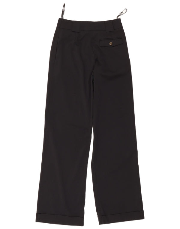 Topshop Womens High Waist Pegged Suit Trousers UK 6 XS W28 L30 Navy Blue
