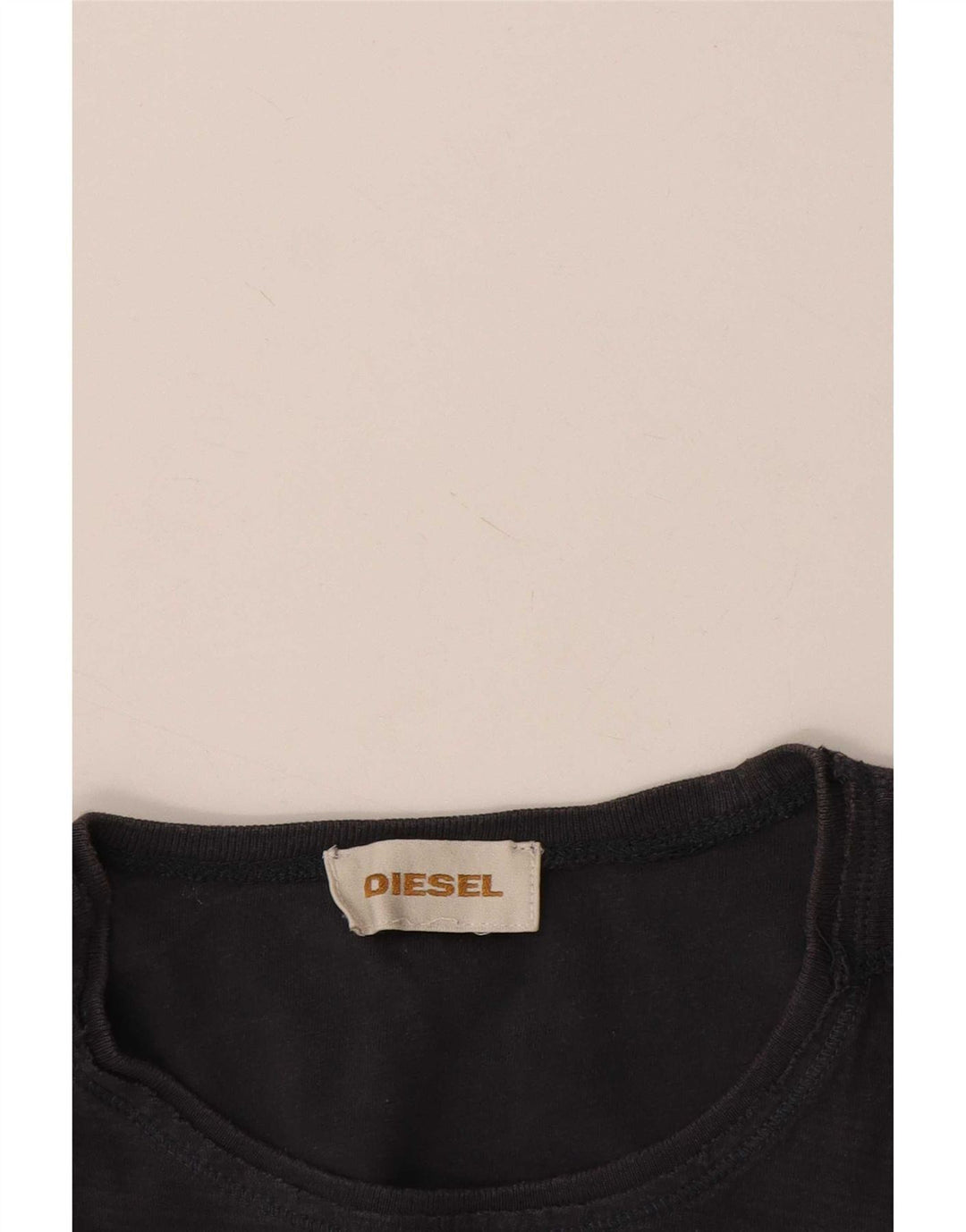Diesel Mens T-Shirt Top Medium Navy Blue Flecked