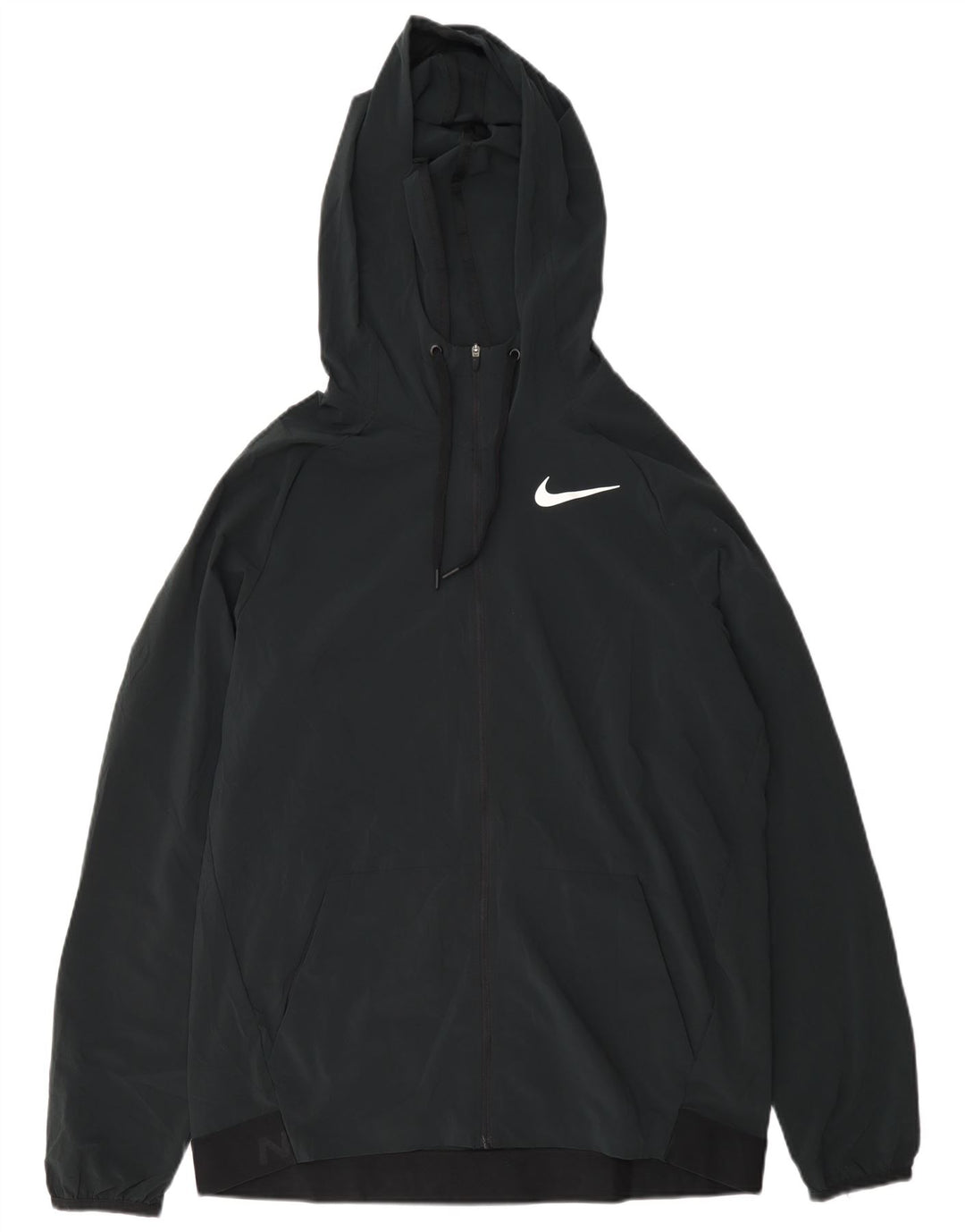Nike Mens Dri Fit Graphic Tracksuit Top Jacket Medium Navy Blue Colourblock