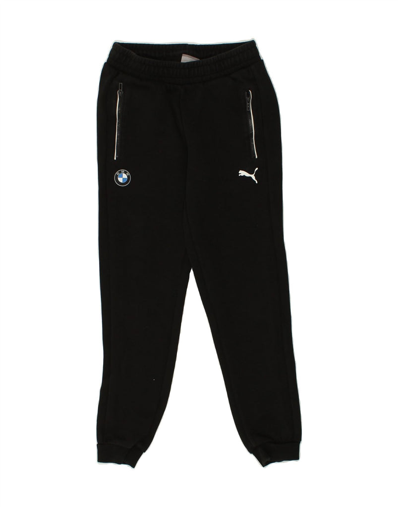 PUMA Boys BMW Graphic Tracksuit Trousers Joggers 11-12 Years Black Cotton | Vintage Puma | Thrift | Second-Hand Puma | Used Clothing | Messina Hembry 