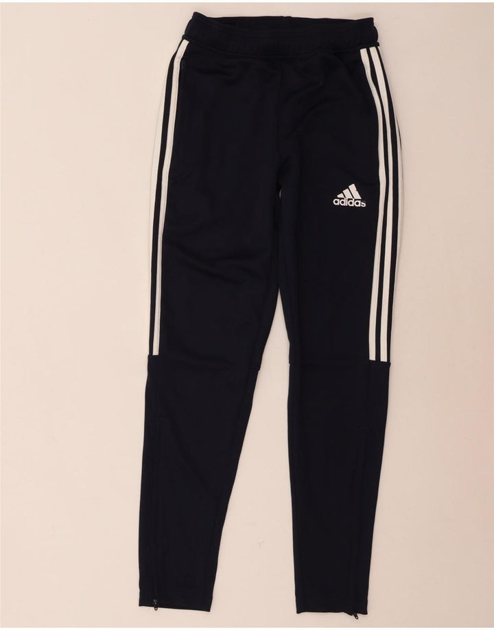 Adidas Mens Aeroready Tracksuit Trousers XS  Navy Blue Polyester