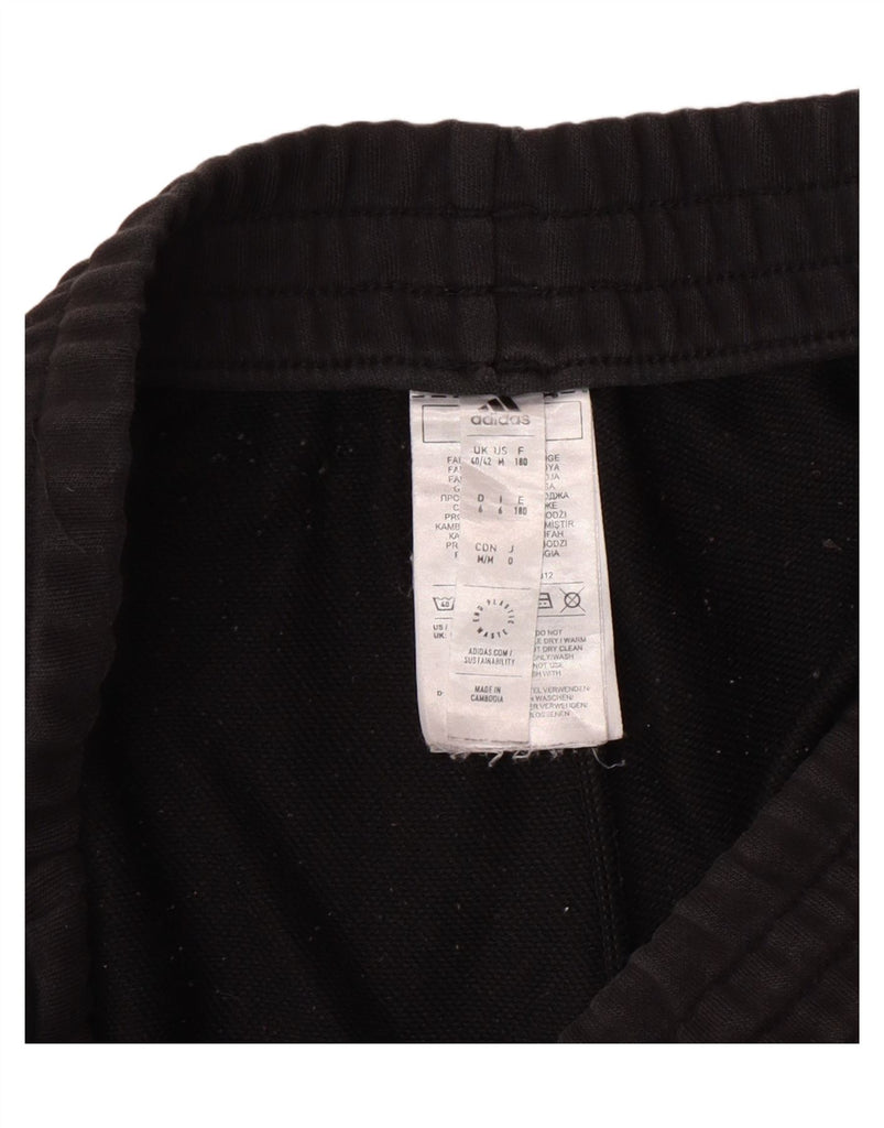 ADIDAS Mens Tracksuit Trousers Joggers UK 40/42 Medium  Black Cotton Vintage Adidas and Second-Hand Adidas from Messina Hembry 