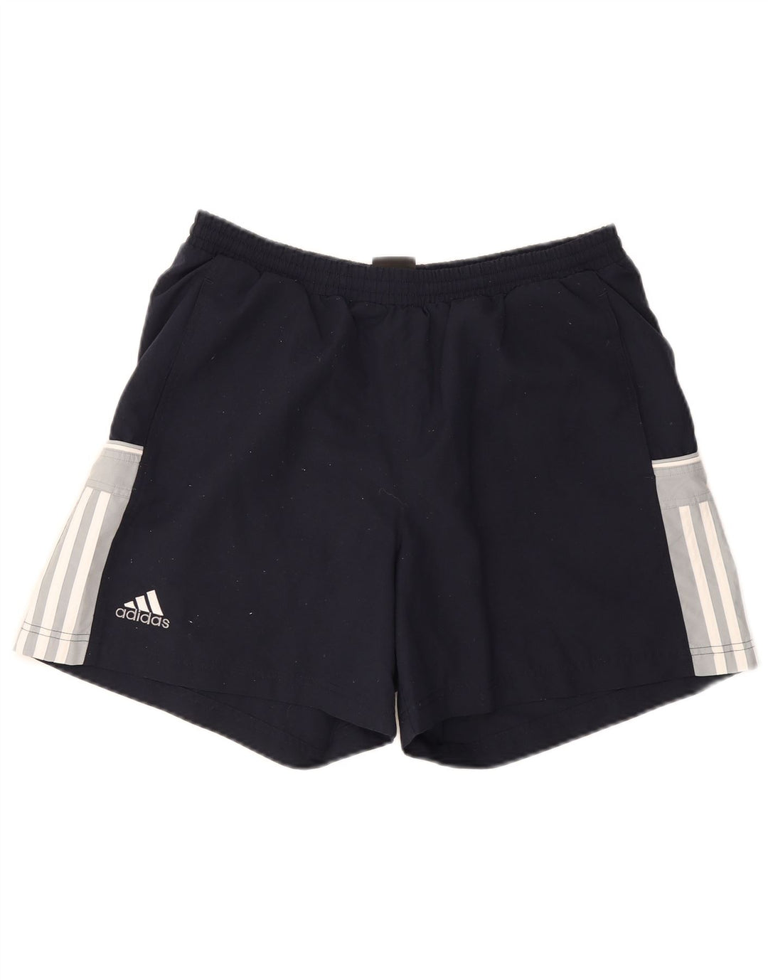 Adidas Mens Sport Shorts Medium Navy Blue Colourblock Polyester