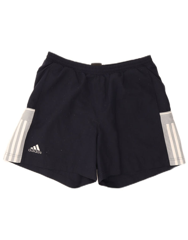 Adidas Mens Sport Shorts Medium Navy Blue Colourblock Polyester