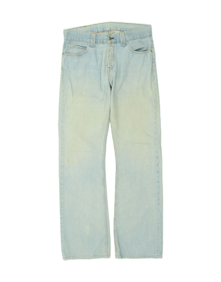 LEVI'S Mens 512 Bootcut Jeans W33 L34 Blue Cotton